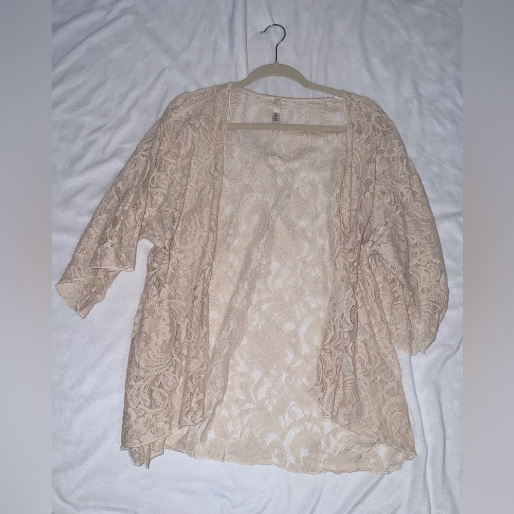 Lace Cardigan in Cream
